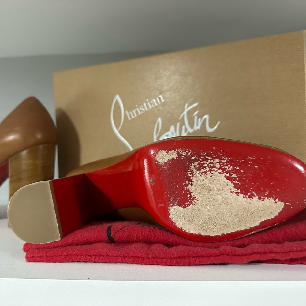 Christian Louboutin Brown Kabetts size 36 - Picture 6 of 6